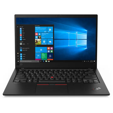 Notebook Lenovo 14'' ThinkPad X1 Carbon 7th gen, FHD IPS, Procesor Intel® Core™ i5-8265U (6M Cache, up to 3.90 GHz), 16GB, 512GB SSD, GMA UHD 620, FingerPrint Reader, 4G LTE, Win 10 Pro, Black
