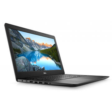 Notebook Dell Inspiron 3593 (seria 3000), FHD, Procesor Intel® Core™ i5-1035G1 (6M Cache, up to 3.60 GHz), 8GB DDR4, 512GB SSD, GMA UHD, Linux, Black, 2Yr CIS