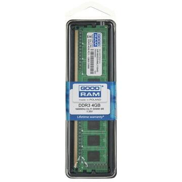 Memorie GOODRAM GR1600D3V64L11S/4G (DDR3 DIMM; 1 x 4 GB; 1600 MHz; 11)