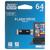 Memorie USB USB flash drive GoodRam Cube UCU2-0640K0R11,64GB; USB 2.0; Negru,Citire 20 MB/s,Scriere 5 MB/s