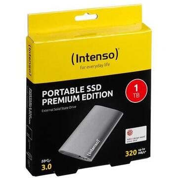 SSD Extern Intenso Drive external Premium Edition 3823460 (1 TB; 1.8 Inch; USB type A; anthracite color)