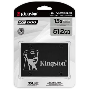 SSD Kingston KC600 SKC600B/512G (512 GB ; 2.5 Inch; SATA III)
