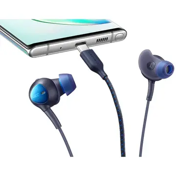 Casti Samsung In-Ear Type-C microfon Active Noise Cancelling proiectare AKG Negru