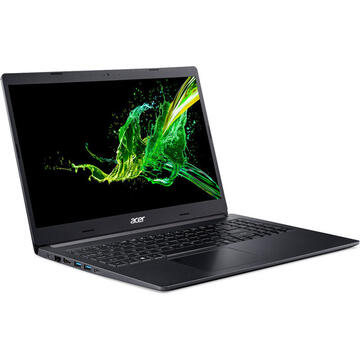 Notebook Acer Aspire A515-55, FHD, Procesor Intel® Core i5-1035G1 (6M Cache, up to 3.60 GHz), 8GB DDR4, 512GB SSD, GMA UHD, Linux, Black
