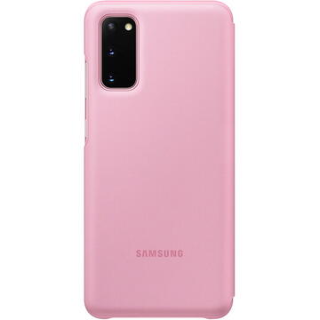 LED View Cover Samsung Galaxy S20 (G980) Roz