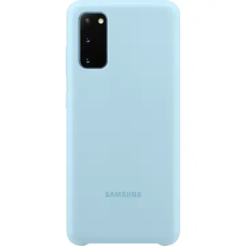 Silicone Cover Samsung Galaxy S20 (G980) Capac protectie spate Albastru Sky