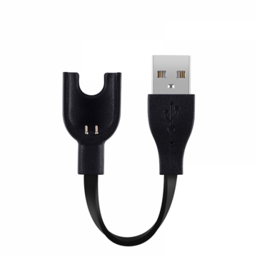 krasscom Cablu de incarcare si transfer date pentru bratara smart Xiaomi Mi Band 2 10 cm, negru