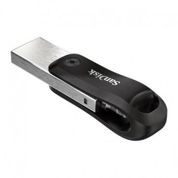 Memorie USB USB flash drive SanDisk iXpand GO SDIX60N-128G-GN6NE (128GB; Lightning, USB 3.0; silver color)