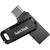 Memorie USB USB flash drive SanDisk Ultra Dual GO SDDDC3-128G-G46 (128GB; USB 3.0, USB-C; black color)
