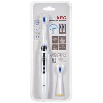 Brush for teeth AEG EZS 5663 (sonic; white color)