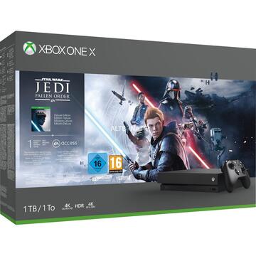 Consola Microsoft Xbox One X 1TB  USK16 incl Star Wars Jedi Fallen Order