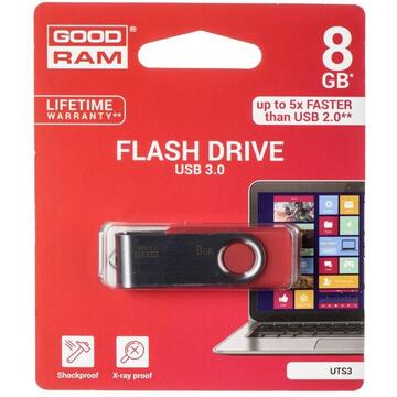 Memorie USB USB flash drive GoodRam Twister UTS3-0080R0R11 (8GB; USB 3.0; red color)