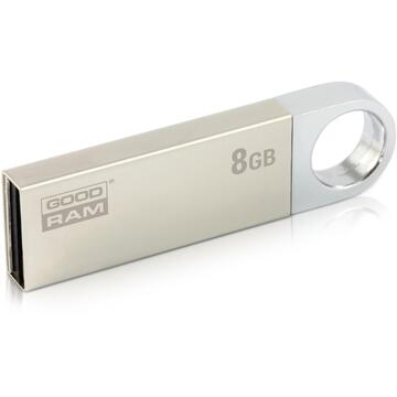 Memorie USB USB flash drive GoodRam UUN2 UUN2-0080S0R11 (8GB; USB 2.0; silver color)