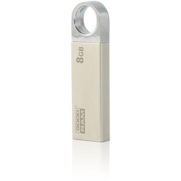 Memorie USB USB flash drive GoodRam UUN2 UUN2-0080S0R11 (8GB; USB 2.0; silver color)