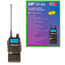Statie radio Statie radio VHF/UHF portabila CRT FP00 dual band 136-174 si 400-440 MHz culoare Negru, VOX, 128 canale, Scan, Programabila, Lanterna, FM radio, T.O.T, Repeater