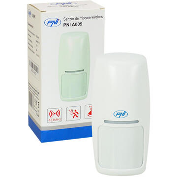 Sistem de alarma wireless PNI SafeHouse PG300 comunicator GSM 2G cu 2 senzori de miscare si 1 contact magnetic