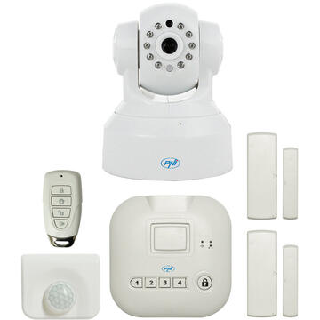 Kit casa inteligenta PNI SmartHome SM400 + camera video SM460 sistem de alarma si monitorizare video  prin internet