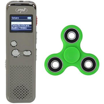 Reportofon Reportofon audio video PNI RedStone 1080P card 8GB + Cadou PNI Speedy Green culoare verde