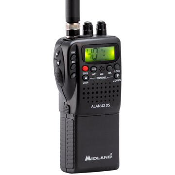Statie radio Statie radio CB portabila Midland Alan 42 DS cu Squelch Automat Digital Cod C1267
