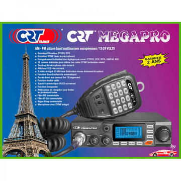 Statie radio Statie radio CB CRT MEGAPRO ASQ alimentare 12/24V
