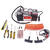 Compresor auto PNI CPA700 dublu piston si kit reparatie anvelope, 12V, 25A