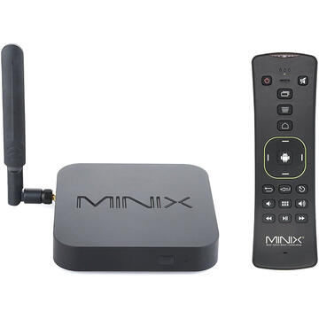 Mini PC MINIX NEO U9-H (Octa Core, Android 6, 2GB RAM, 16GB, H.265, Dual Band Wi-Fi, 4K) si Airmouse Minix NEO A2 lite