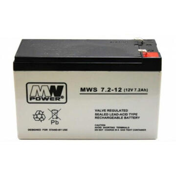 PNI Acumulator cu gel MW 7.2-12 12V / 7.2Ah
