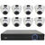 Kit supraveghere video PNI House - NVR 16CH 1080P si 8 camere PNI IP2DOME 1080P varifocale