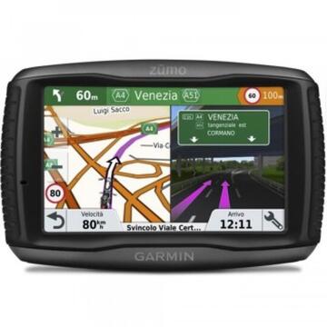 Sistem de navigatie GPS pentru moto Garmin Zūmo 595LM 5inch,harta Europa 22 tari si Update gratuit al hartilor pe viata
