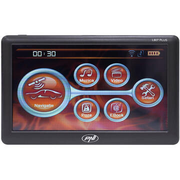 Sistem de navigatie GPS PNI L807 PLUS ecran 7 inch, 800 MHz, 256MB DDR, 8GB memorie interna, FM transmitter