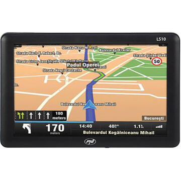 Sistem de navigatie GPS PNI L510 ecran 5 inch, harta Europei Mireo Don&#39;t Panic + Actualizari pe viata a hartilor