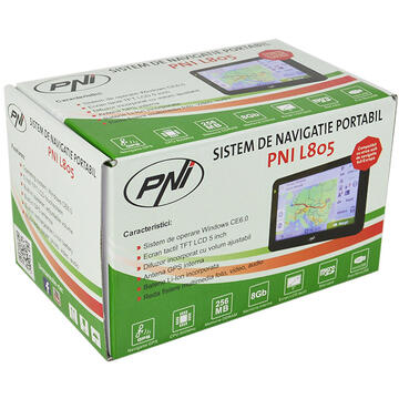Sistem de navigatie GPS PNI L805 ecran 5 inch, harta Europei Mireo Don&#39;t Panic + Actualizari pe viata a hartilor