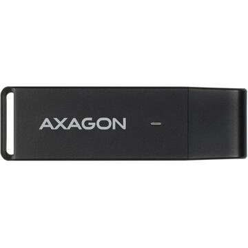 Card reader AXAGON CRE-S2, USB 3.0, 2 in 1, SD, microSD, Negru