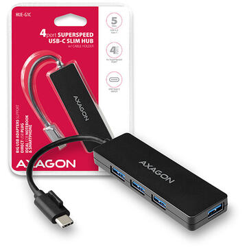 AXAGON HUB USB3.2 Type-C x2 SLIM