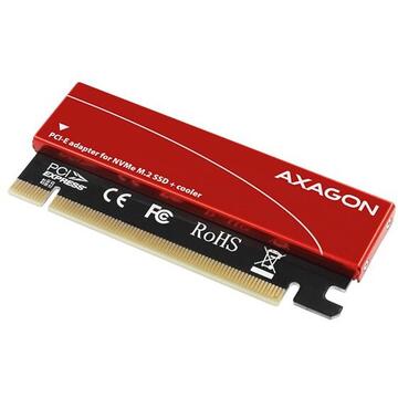 AXAGON PCI-E 3.0 16x - M.2 SSD NVMe + cooler