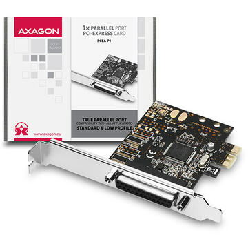 AXAGON PCI-Express Adapter 1x Parallel Port + LP