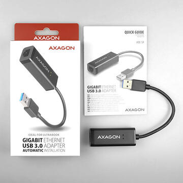 Placa de retea AXAGON USB3.0 - Gigabit Ethernet 10/100/1000 Adapter, Realtek RTL8153 Chipset