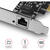 Placa de retea AXAGON PCI-Express Gigabit Ethernet Realtek + LP