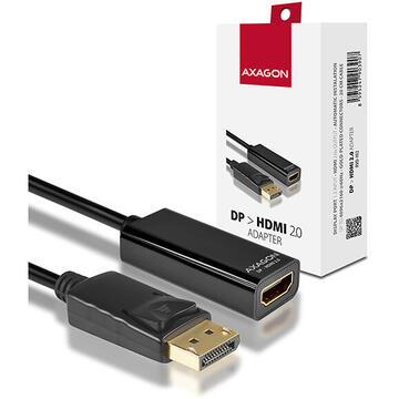 AXAGON Adaptor DisplayPort 1.3 > HDMI 2.0a RVD-HI2