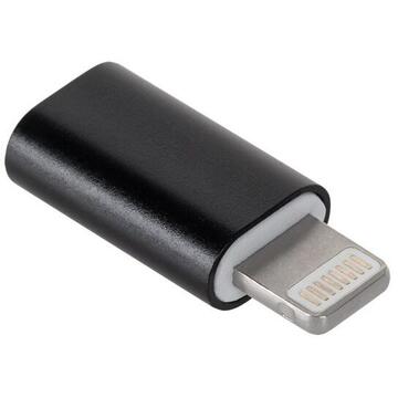 M-Life ADAPTOR MICRO USB - LIGHTNING NEGRU