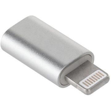 M-Life ADAPTOR MICRO USB - LIGHTNING ALB