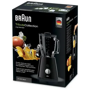 Braun Blender JB 3060 BK, 800W, 1.75 l, 5 viteze, Negru