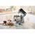 Robot de bucatarie Kenwood KMX750BK, 1000 W, vas inox 5 l, 6 trepte viteza, 3 accesorii patiserie, negru-argintiu