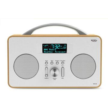 Xoro DAB 240, radio (brown, DAB +, FM, RDS, jack)