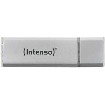 Memorie USB Intenso USB 8GB 6,5/28 Alu Line silver U2, USB 2.0, Citire  28  MB/s,Scriere  6,5 MB/s