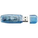 Memorie USB Intenso USB 4GB 6,5/32 Rainbow Line blue U2,Citire  32 MB/s, Scriere 6.5 MB/s