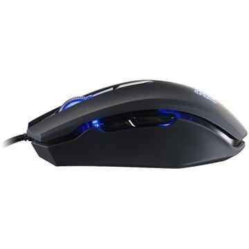 Mouse Ttesports Talon blue, Negru, 3000 dpi, USB
