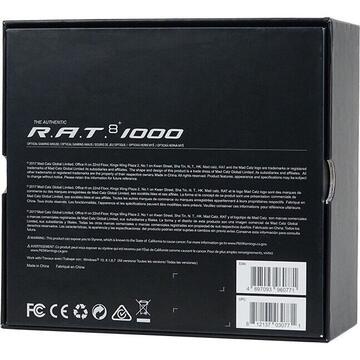 Mouse Mad Catz RAT 8+, mouse (black / gold, 30th Anniversary Limited Edition) Negru, 16000 dpi, USB, Optic