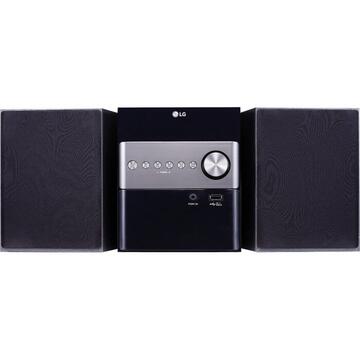 LG CM1560DAB, compact system (black, CD, Radio, Bluetooth)