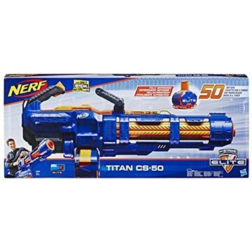 Hasbro nerf N-Strike Elite titanium CS-50, nerf Gun (Blue / Orange)